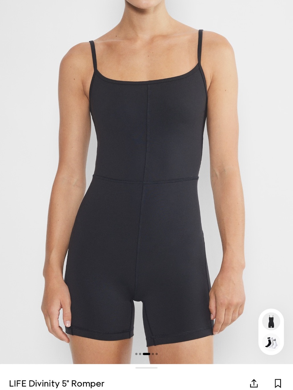 Aritzia Divinity 5" High-Rise Romper